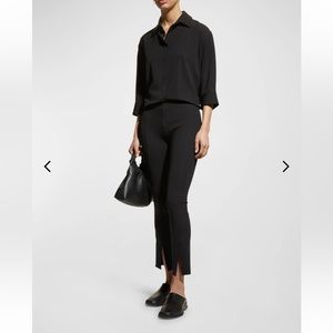 The Row thilde slit front scuba stretch pants